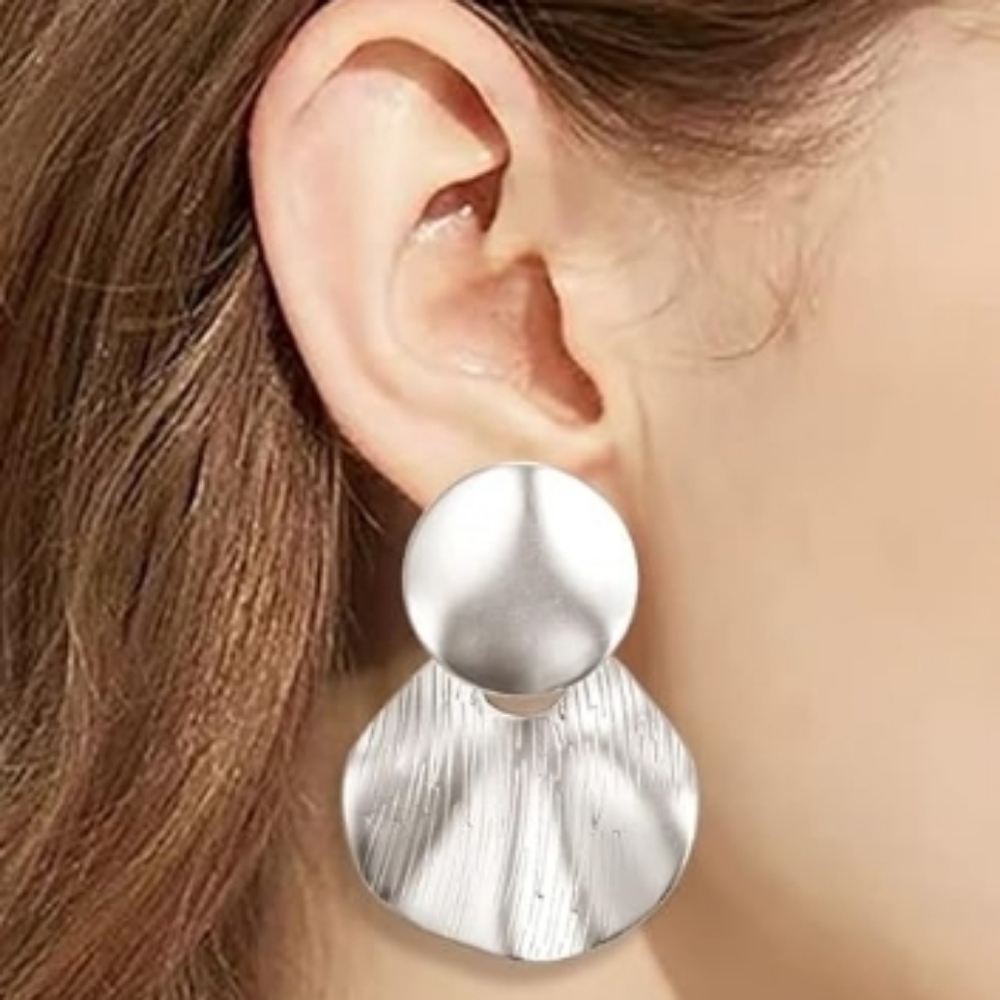 Silver Statement Earrings
